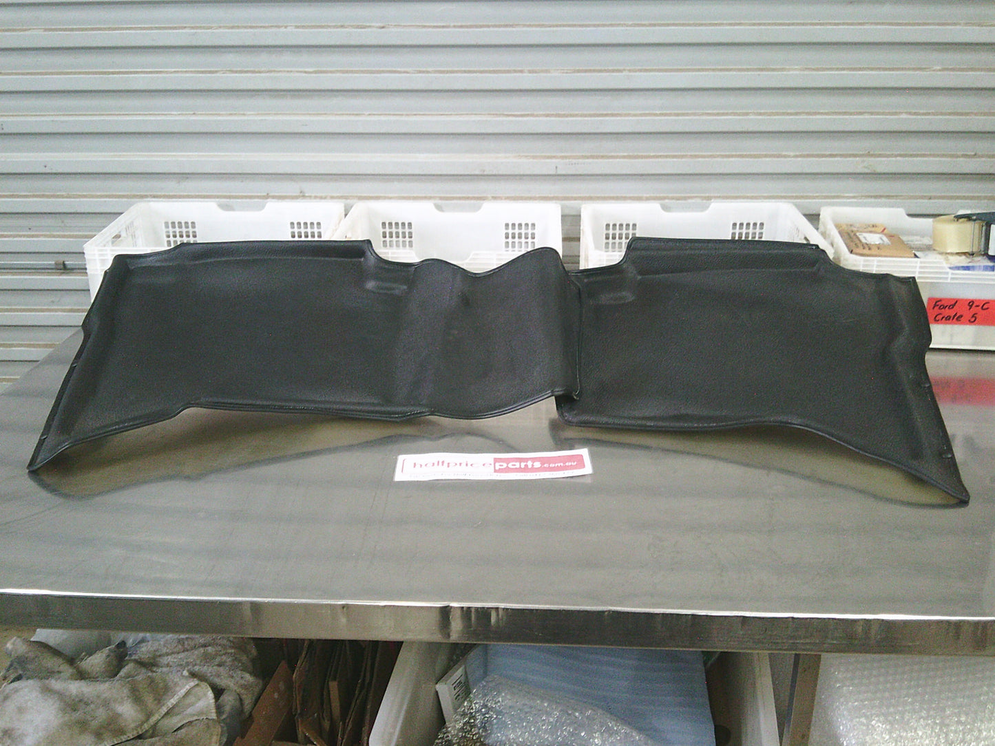 Sand Grabba Black PVC/Rubber Rear Mat To Suit Toyota Hilux Dual Cab -  New Part