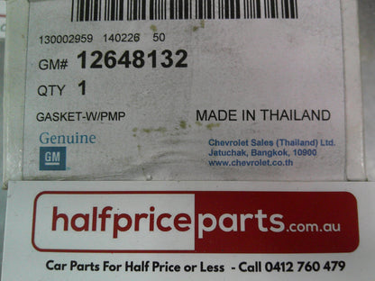 Holden RG Colorado 2.8Ltr Diesel Genuine Water Pump Gasket New Part