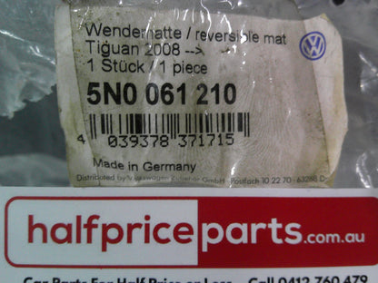 VW Tigan Genuine Rear Cargo Carpet Mat Protector Reversible New Part