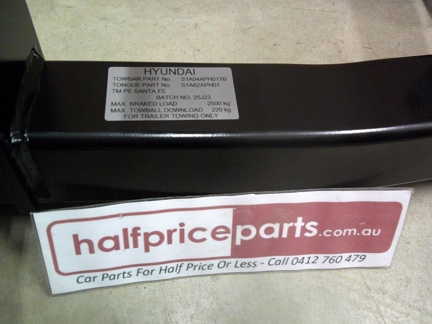 Hyundai Santa Fe Genuine Tow Bar And Fitting Kit New Part