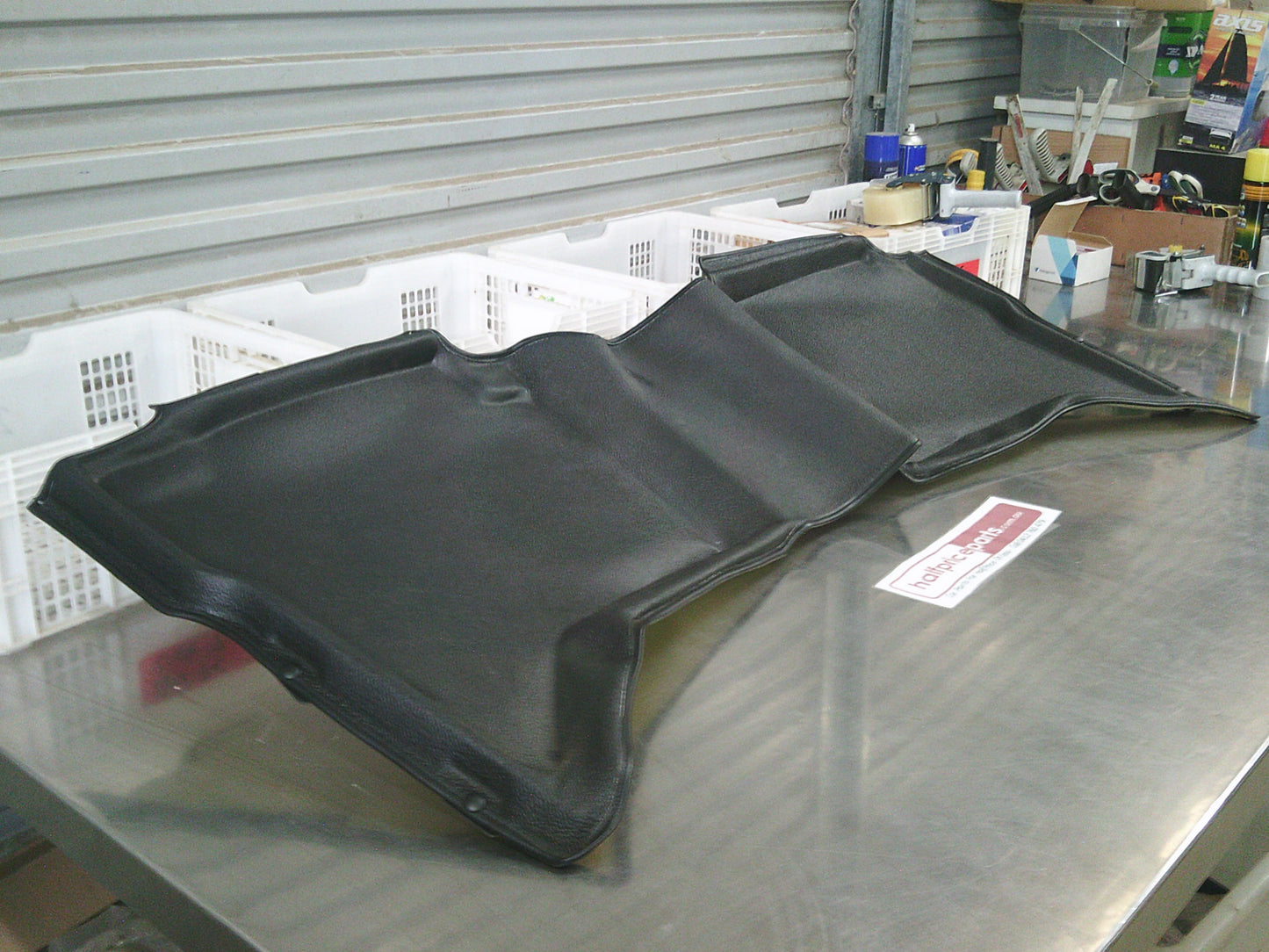 Sand Grabba Black PVC/Rubber Rear Mat To Suit Toyota Hilux Dual Cab -  New Part