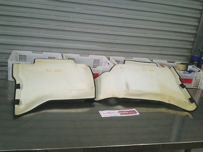 Sand Grabba Black PVC/Rubber Rear Mat To Suit Toyota Hilux Dual Cab -  New Part