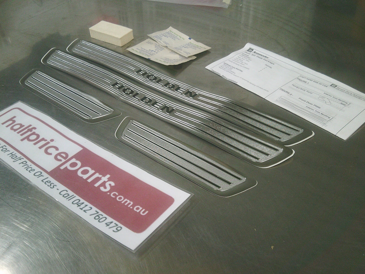 Holden JH Cruze Genuine Door Sill Plate Set New Part