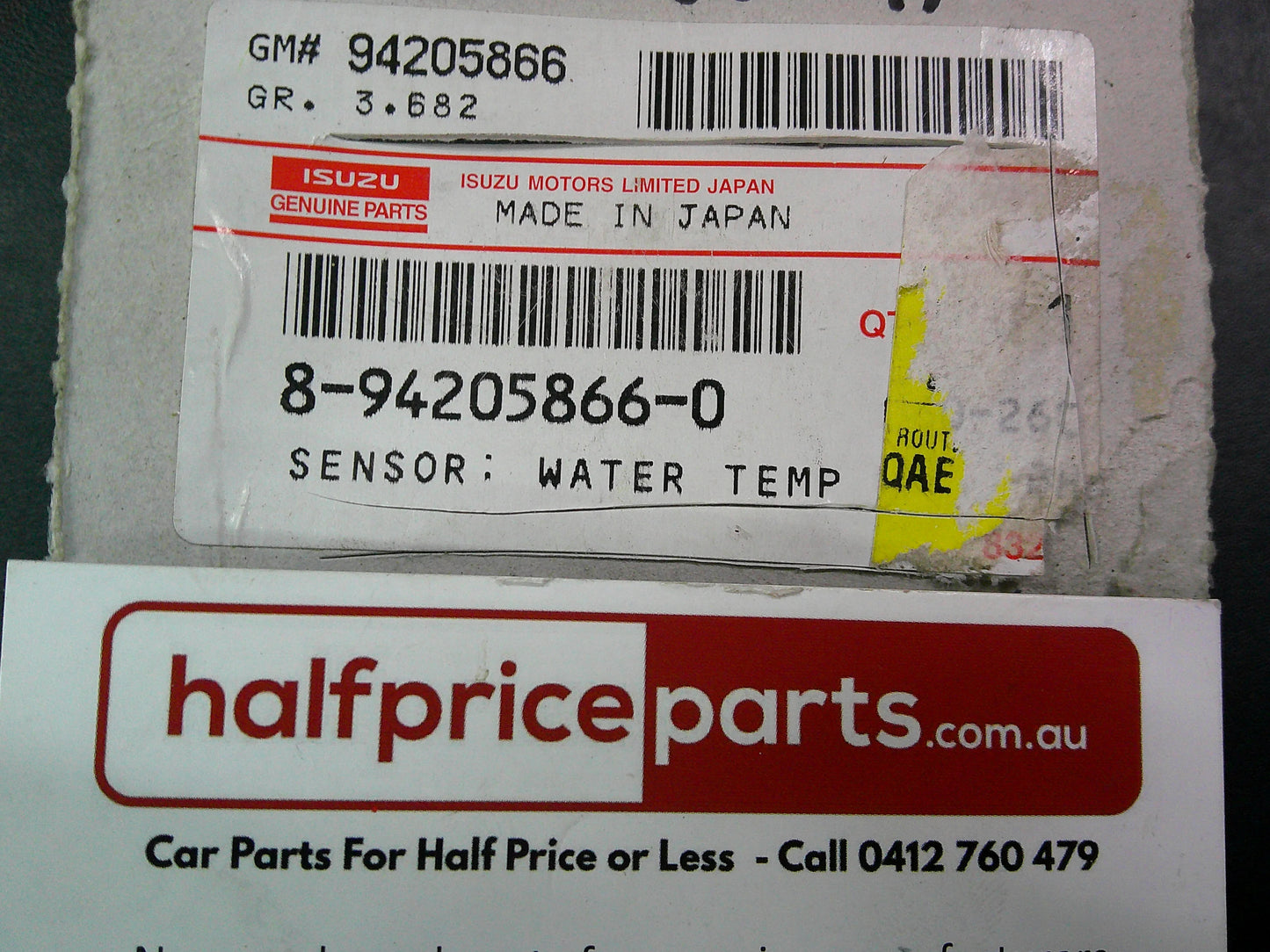 Holden TF Rodeo Genuine Engine Coolant Temp ECU Sensor New Part