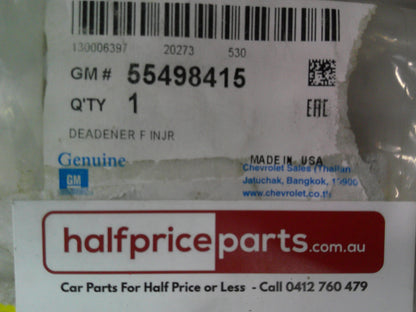 Holden RG Colorado Genuine Fuel Injector Deadener New Part