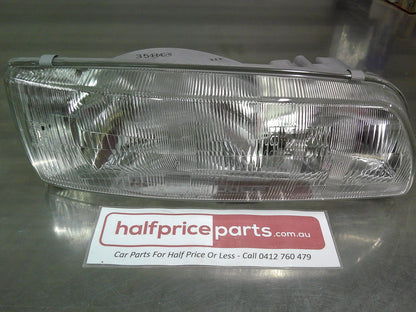 Toyota Tarago Genuine Front Right Hand Headlight With Out Levelling Motor (Glass Lens) New Part