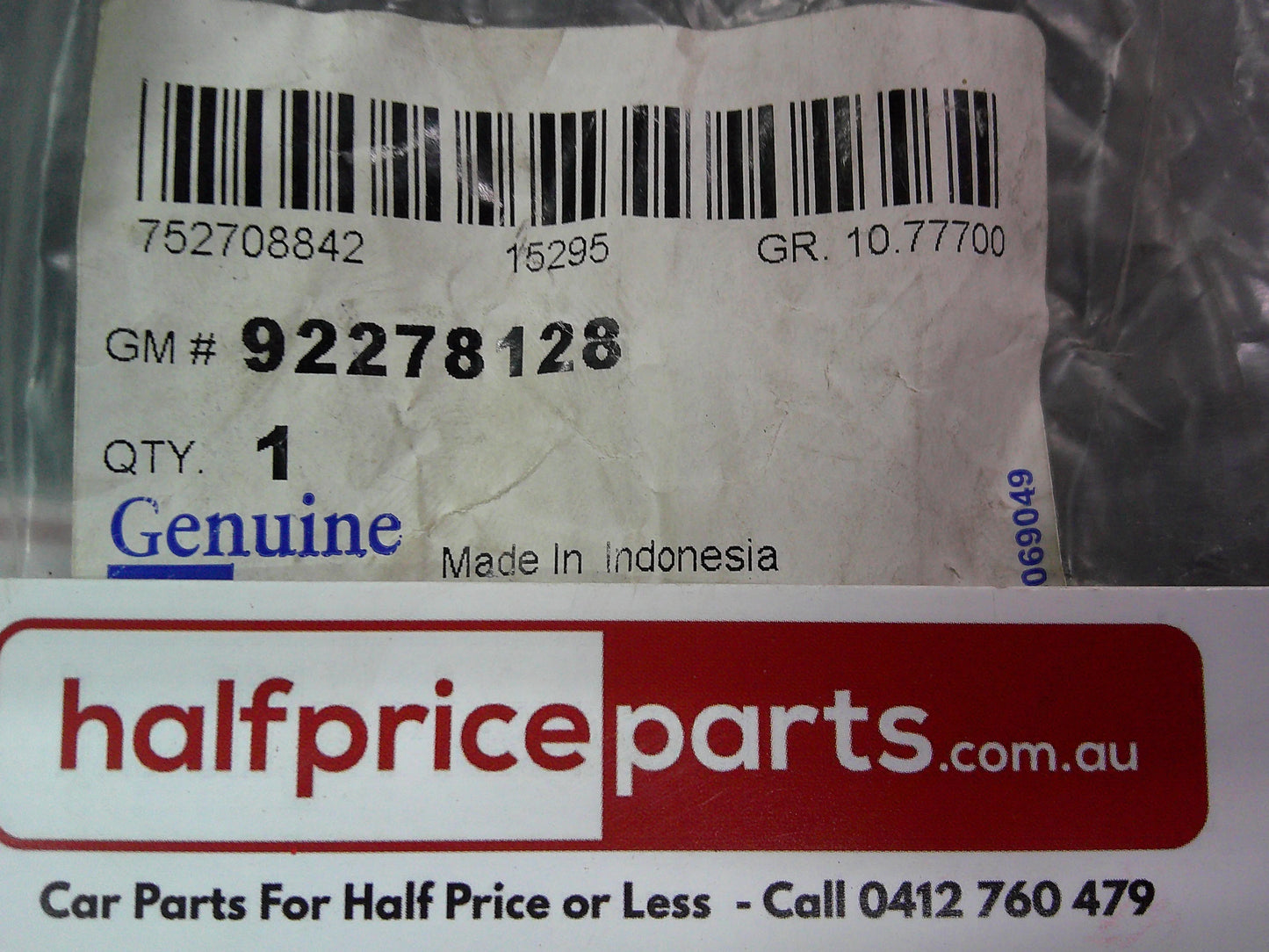 Holden VF Commodore Genuine Right Hand Front Door Wiring Loom New Part