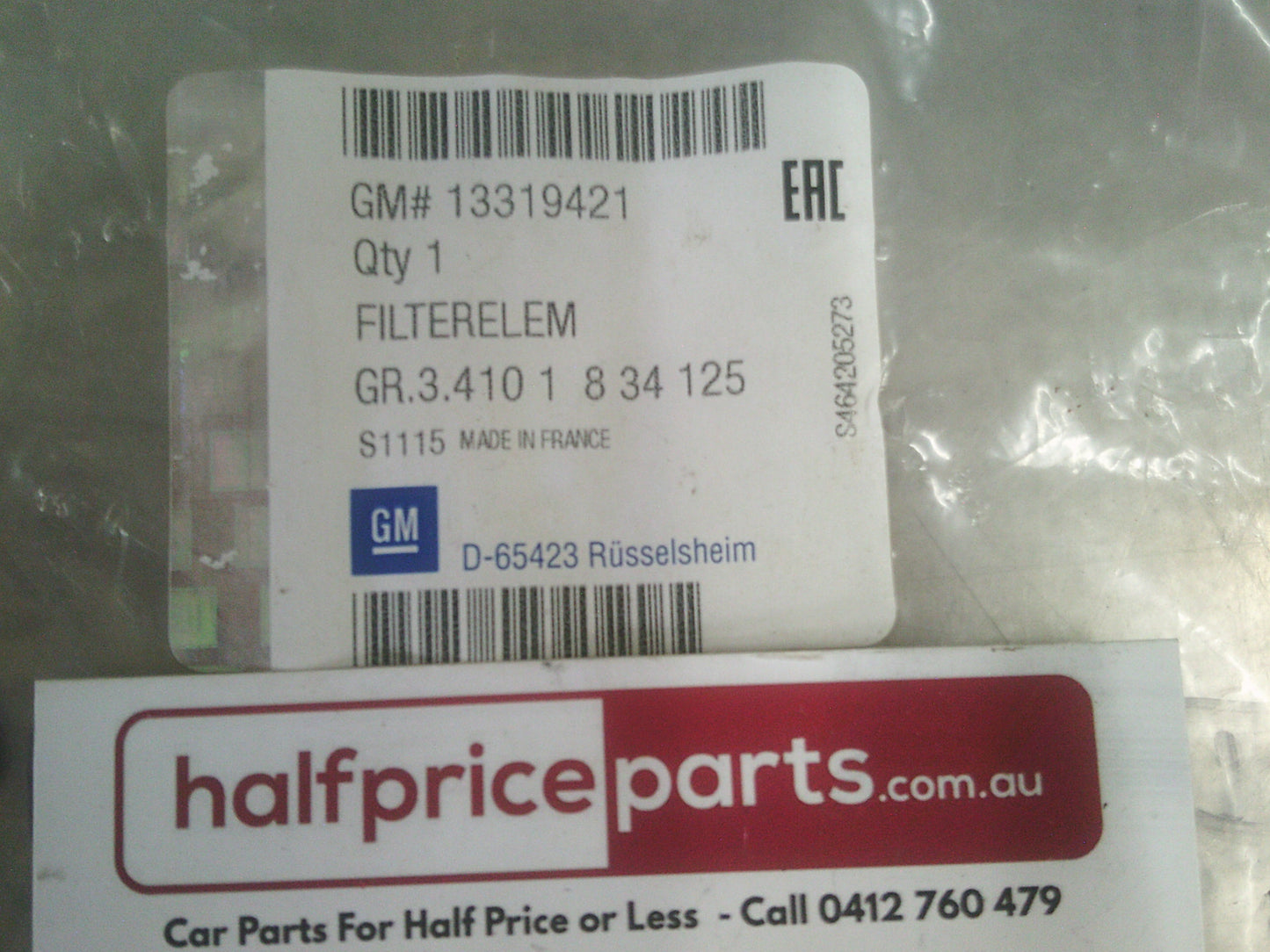 GM Genuine Air Filter Suits Holden Insignia/LDV/Saab New Part