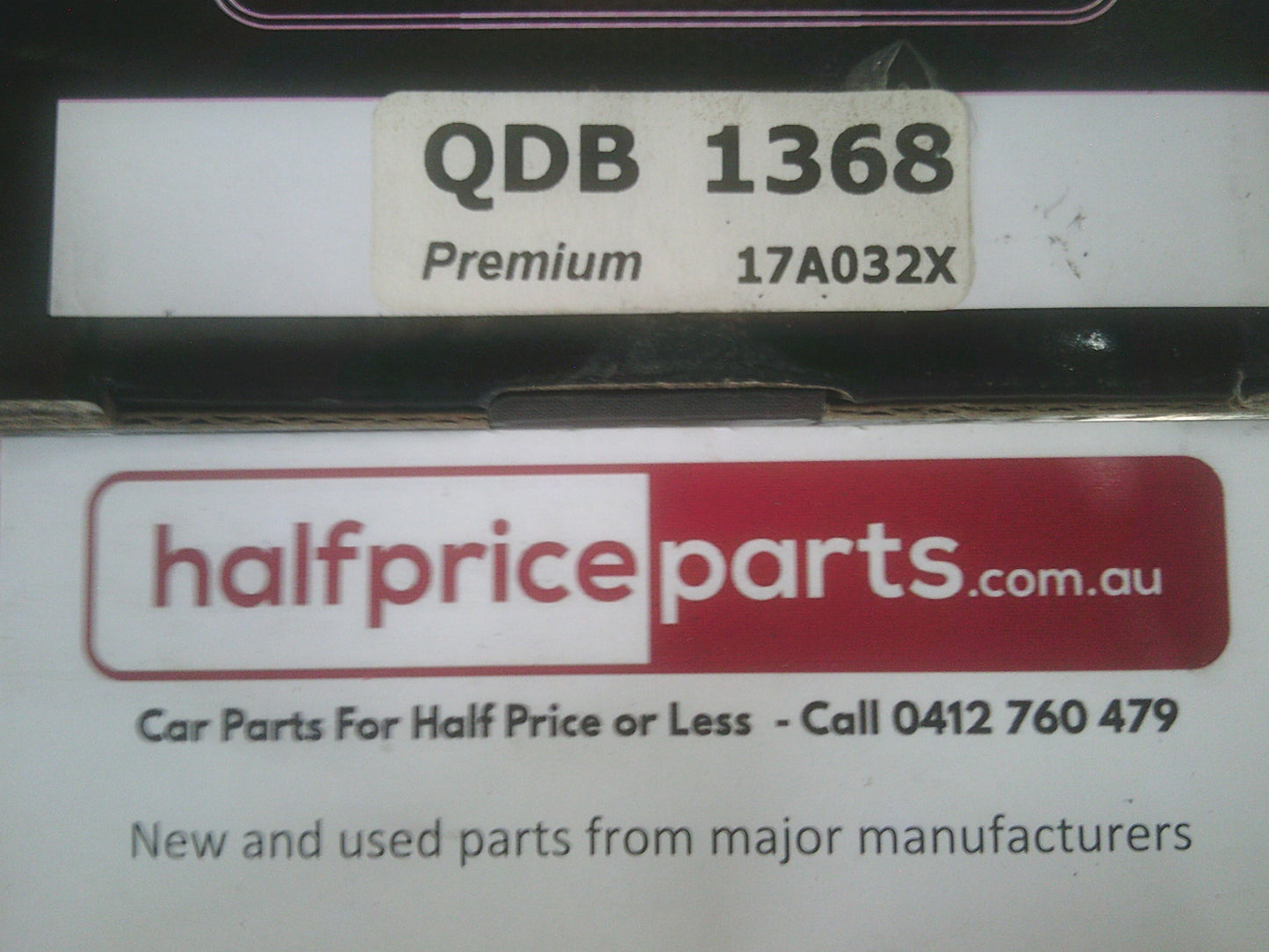 QFM Front Brake Pad Set Suits Daewoo Matiz/Lanos New Part