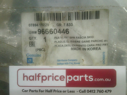 Holden CG Captiva Genuine Front Lower Bumper Plate New Part