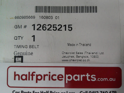 Holden RG Colorado Genuine Timing Belt New Part