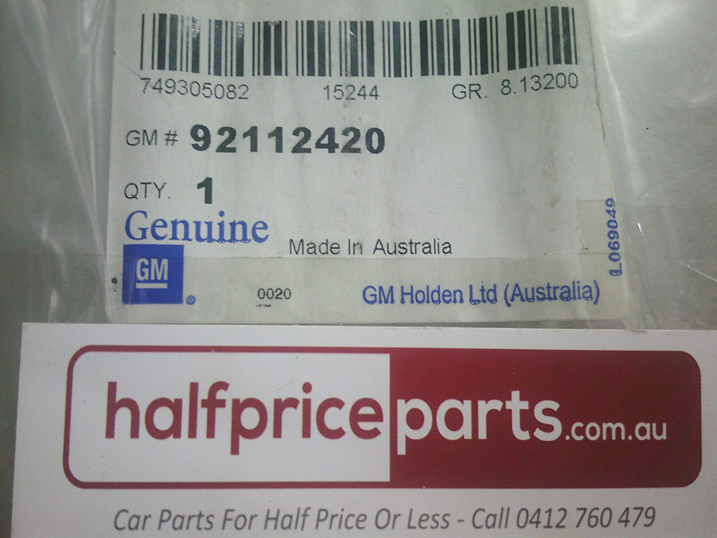Holden VZ Commodore Adventra Genuine Right Hand Front Guard Mould - New Part