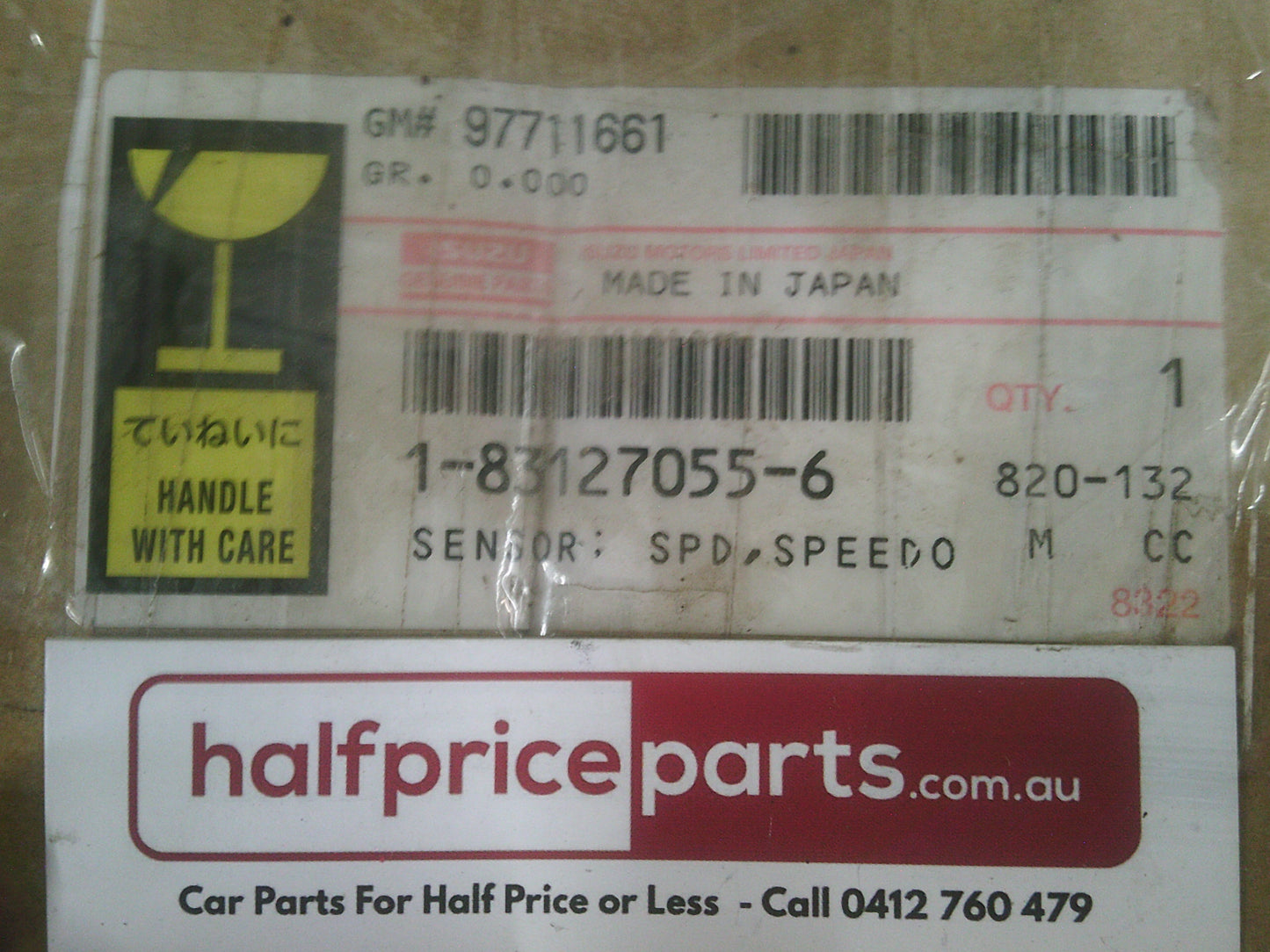 Holden TF Rodeo Genuine Speedo Sensor New Part