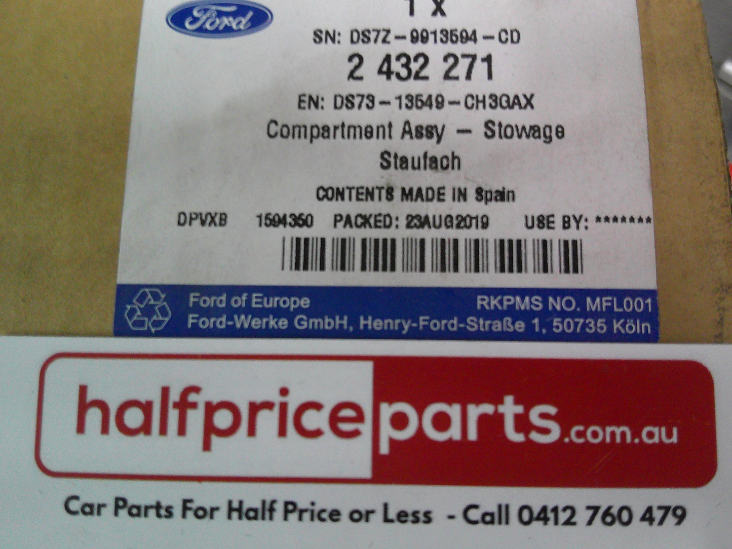 Ford Mondeo Genuine Compartment Assembly Storage Tray New Part