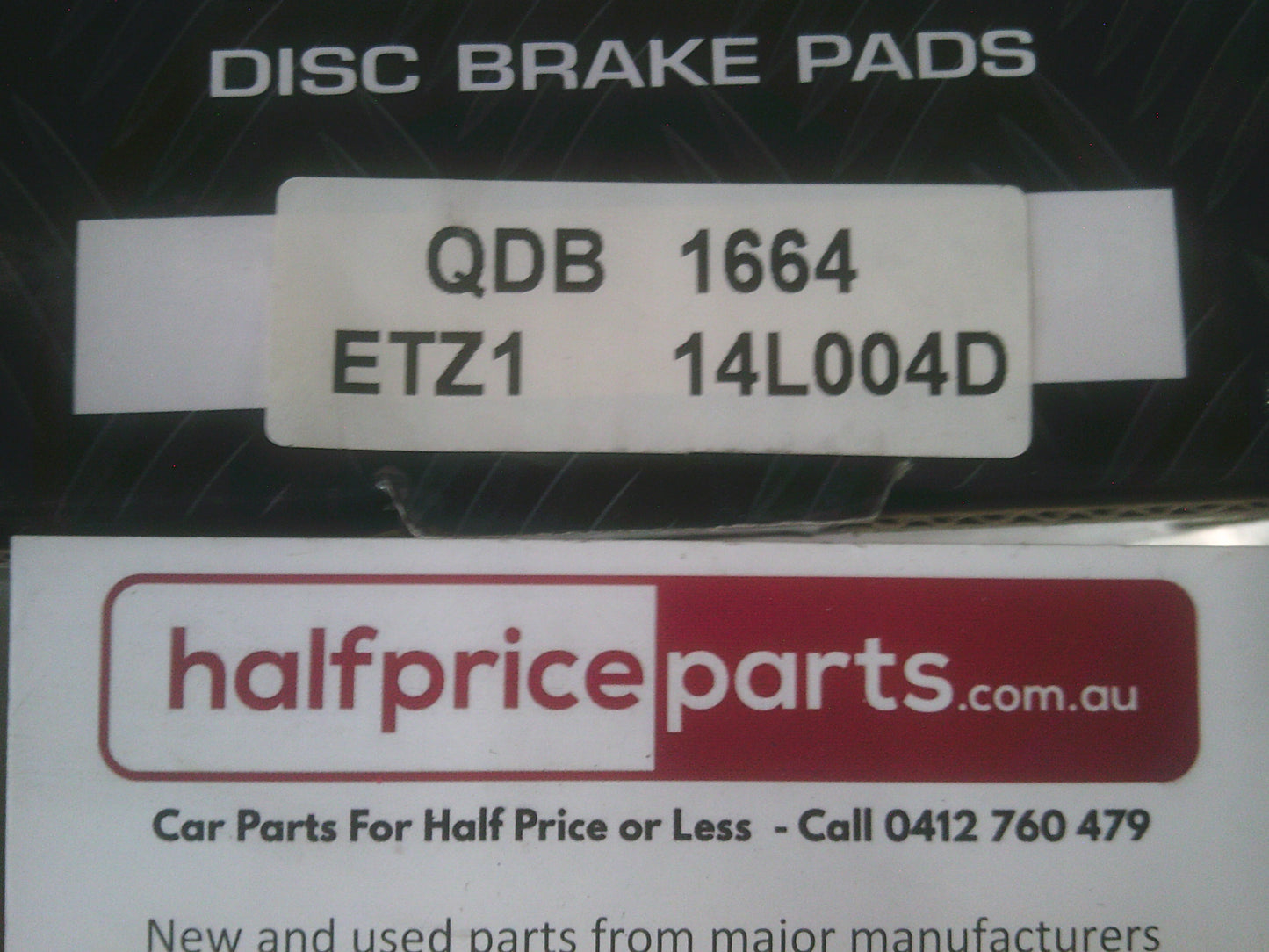 QFM Performance Front Brake Pad Set Suits Holden/SAAB New Part