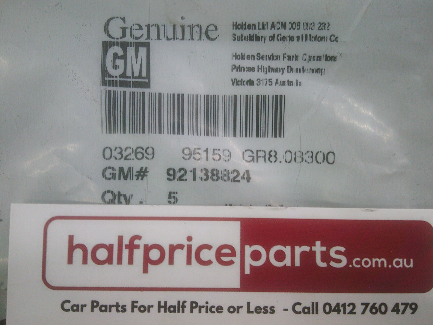 GM Genuine Screws Suits Various Models - 5 Pack New Part