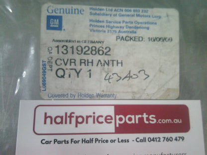 Holden Vectra Genuine CRV Right Hand Rear Panel New Part
