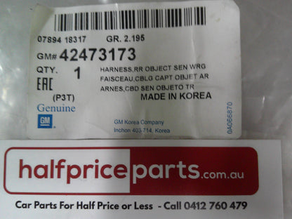 Holden Trax Genuine Rear Bumper Parking Sensor Wiring Loom New Part