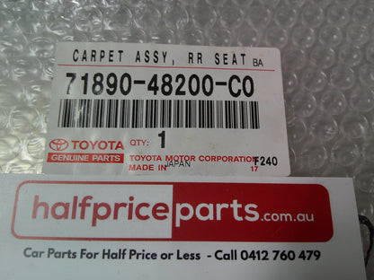 Toyota Kluger Genuine Left Hand Rear Seat Back Board (Black) New Part