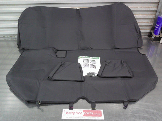 Ironman Rear Canvas Seat Covers Suits Nissan Navara NP300 Dual Cab New Part
