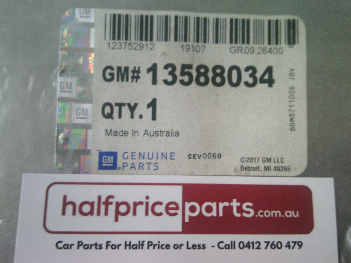 Holden Acadia Genuine Rear Quarter Panel Body Pressure Relief Valve New Part