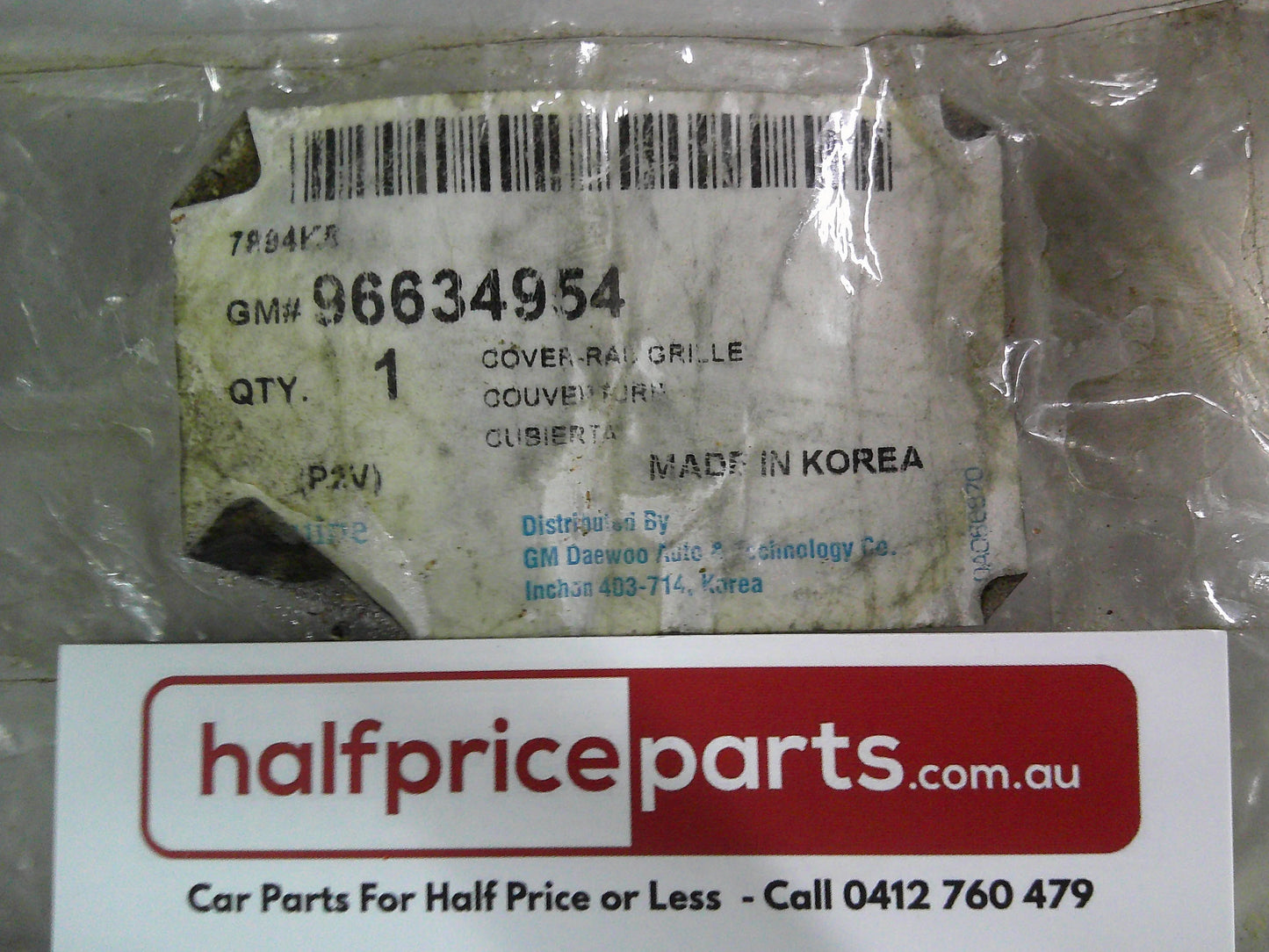 Holden Epica Genuine Chrome Lower Front Grille Surround New Part