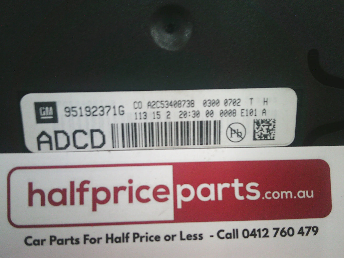 Holden Equinox Genuine Drivers Information Display System New Part