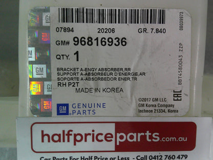 Holden TK Barina Genuine Right Rear Bumper Bracket New Part