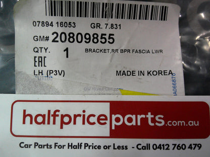 Holden Malibu Genuine Rear Bumper Lower Bracket New Part