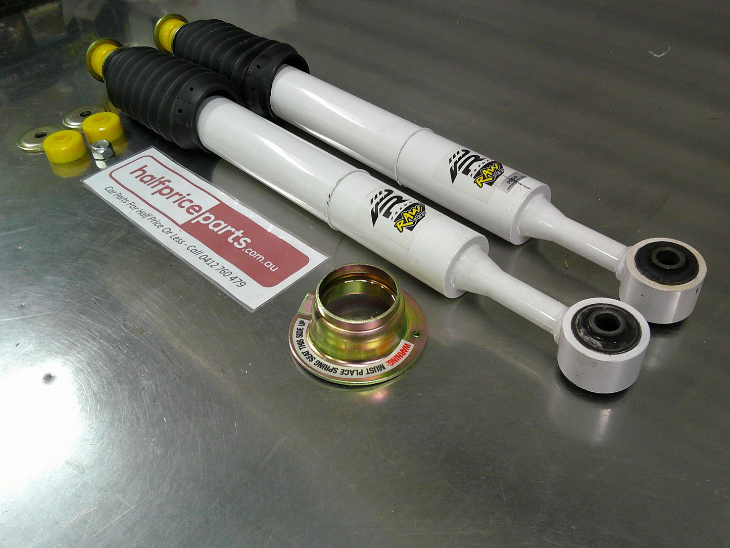 Raw White Predator 4X4 Rear Shock Suits Toyota Prado 150 (Sold As Pair Only) New Part