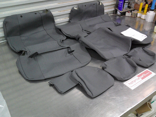 Toyota Prado GX/GXL Genuine 2nd Row Seat Covers (Grey Fabric) New Part