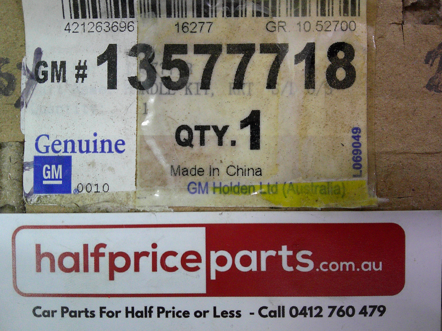 Holden Malibu Genuine Rear Outer Door Handle New Part