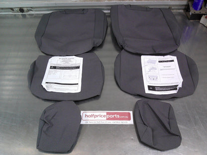 Toyota Prado 150 GX/GXL Genuine 3rd Row Seat Covers (Grey Fabric) New Part