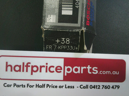 Bosch Spark Plug FR7KPP33U Suits Audi/Bentley/Ford/Holden/Honda/Hyundai/Land Rover/Lexus/Lotus/Mazda/Mercedes-/MG/Benz/Mitsubishi/Nissan/Rover/Subaru/Toyota/Volvo