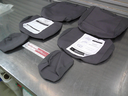 Toyota Prado 150 GX/GXL Genuine 3rd Row Seat Covers (Grey Fabric) New Part