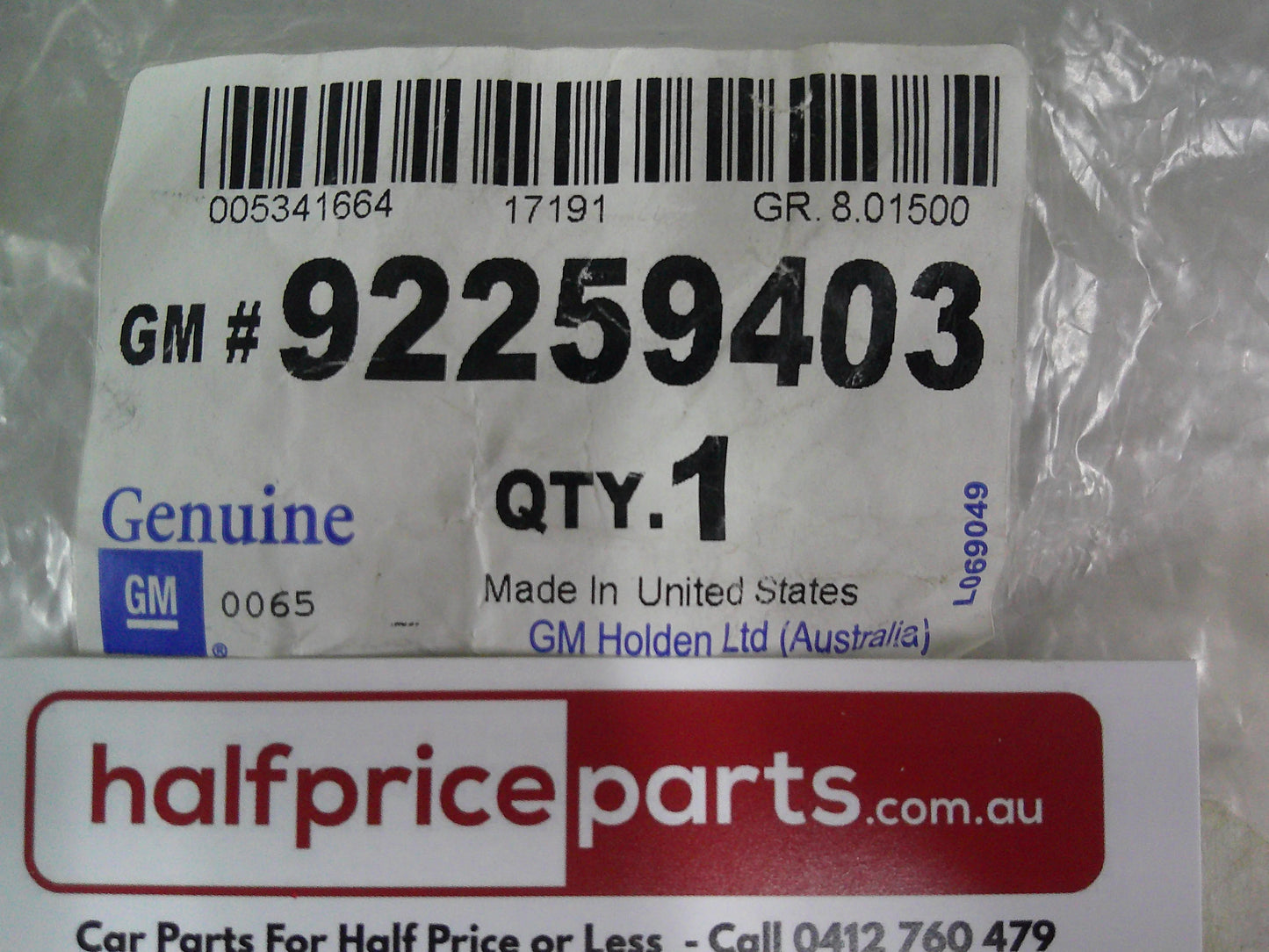 Holden WM Caprice / VE Commodore Genuine Left Side Bonnet Hinge New Part