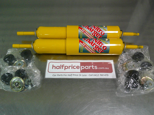 Old Man Emu Front Nitro Gas Shocks 40mm Lift Suits Toyota Bundera (Sold As Pair Only) New Part