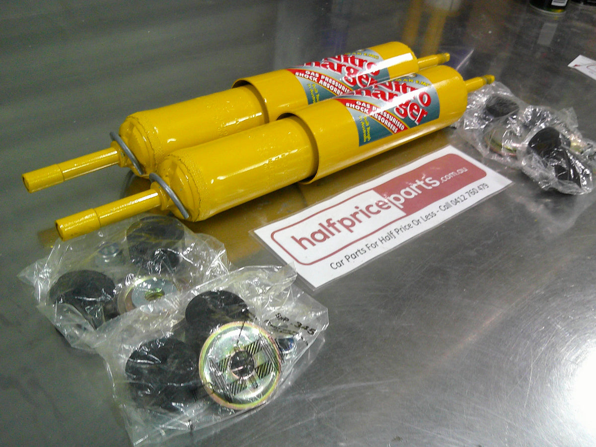 Old Man Emu Front Nitro Gas Shocks 40mm Lift Suits Toyota Bundera (Sold As Pair Only) New Part