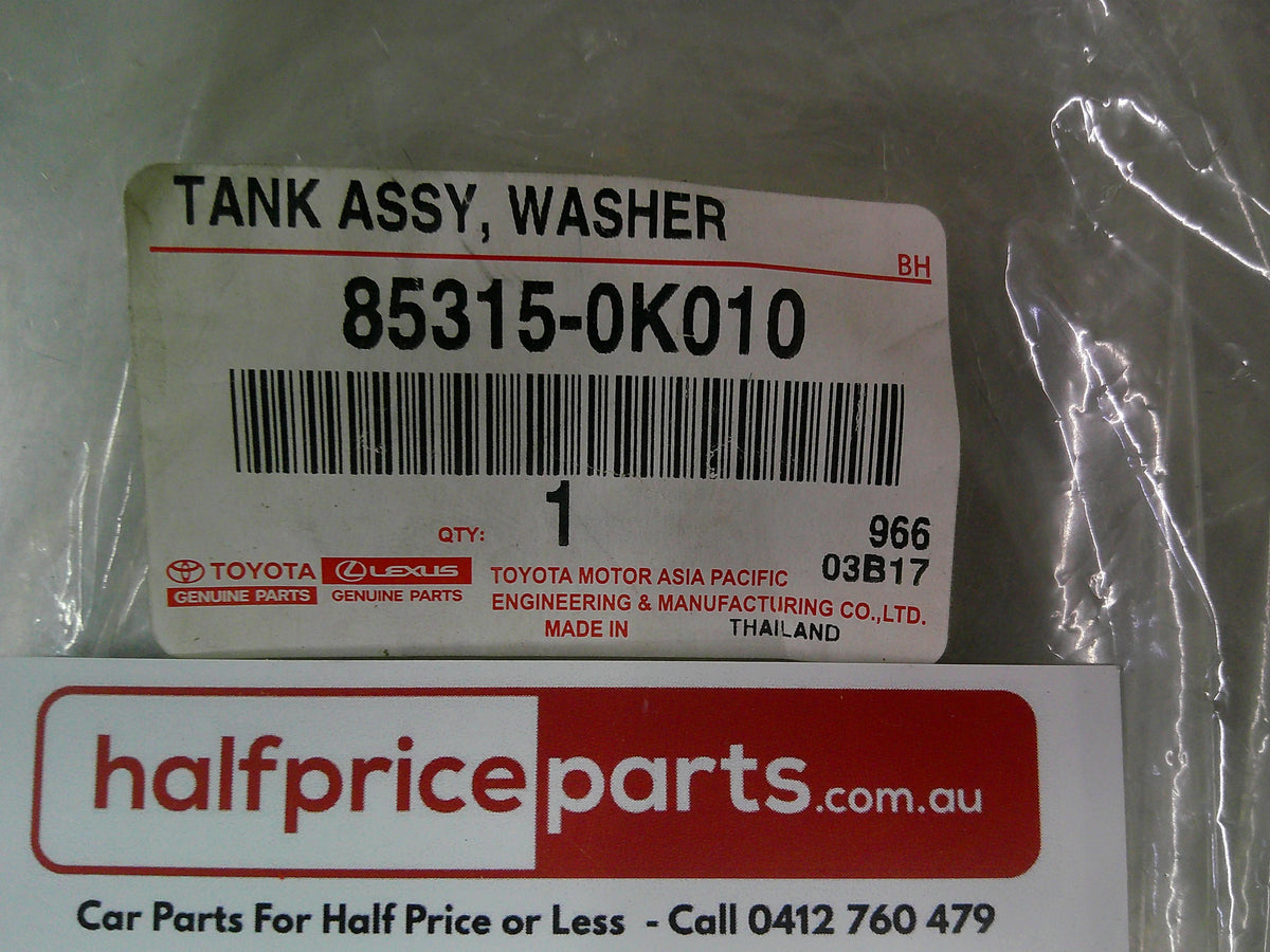 Toyota Hilux N80 GUN126/GUN122 Genuine Front Windscreen Washer Bottle Only New Part