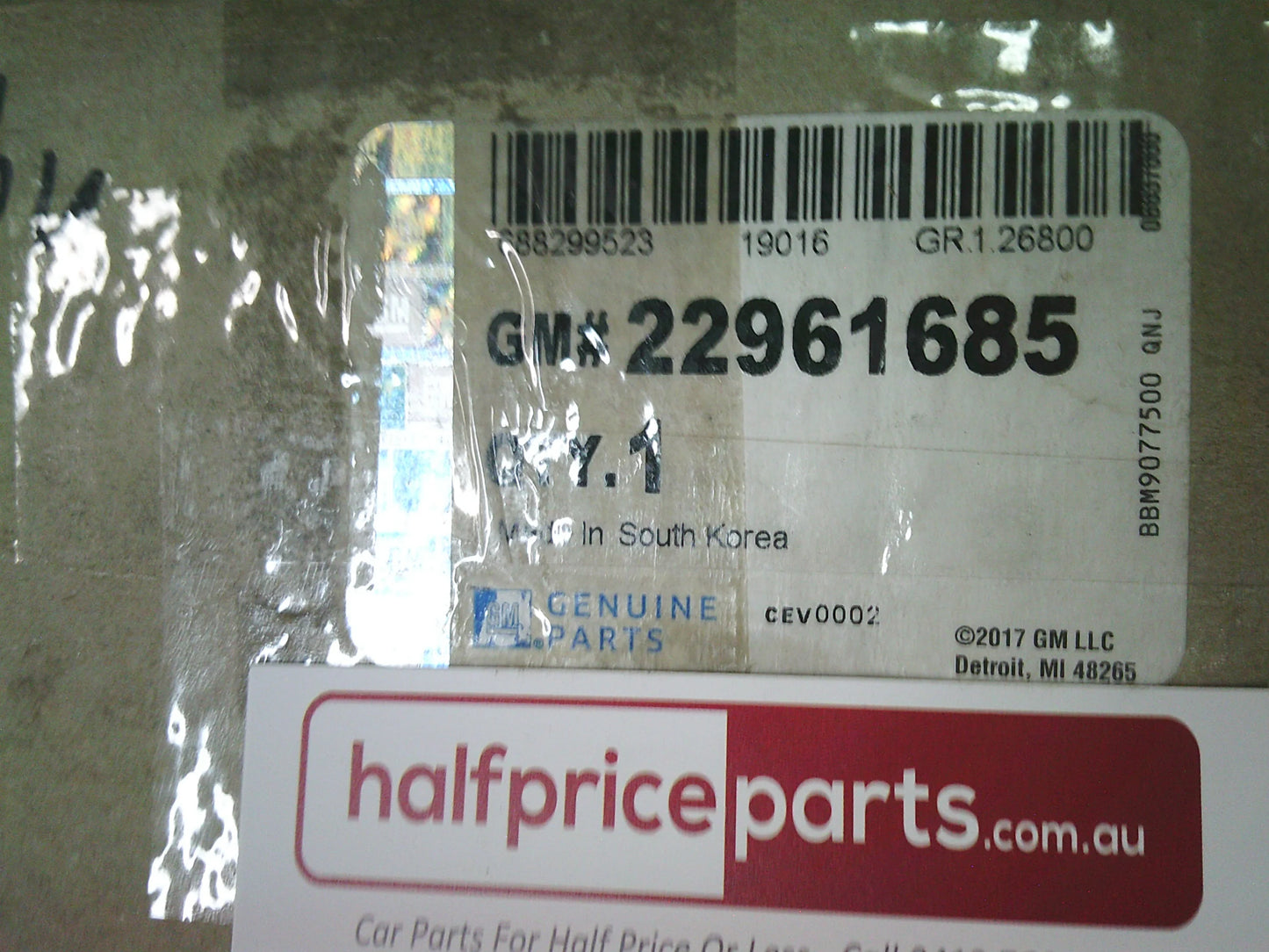 Holden Malibu Genuine Lower Front Radiator Air Deflector New Part