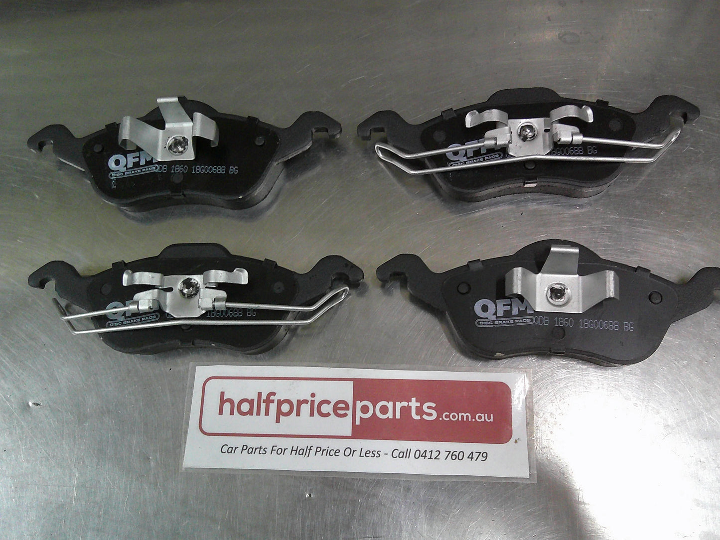 QFM Premium Ceramic Front Brake Pad Set Suits Ford Focus New Part