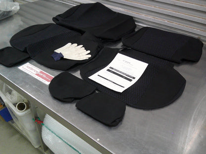 Toyota Corolla Genuine Rear Seat Covers (Black Fabric) New Part