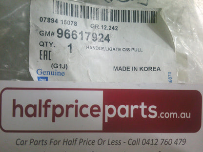 Holden JF Viva Genuine Hatchback Tailgate Handle -  New Part