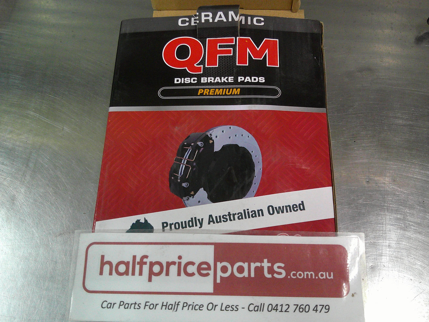QFM Premium Ceramic Front Brake Pad Set Suits Ford Focus New Part