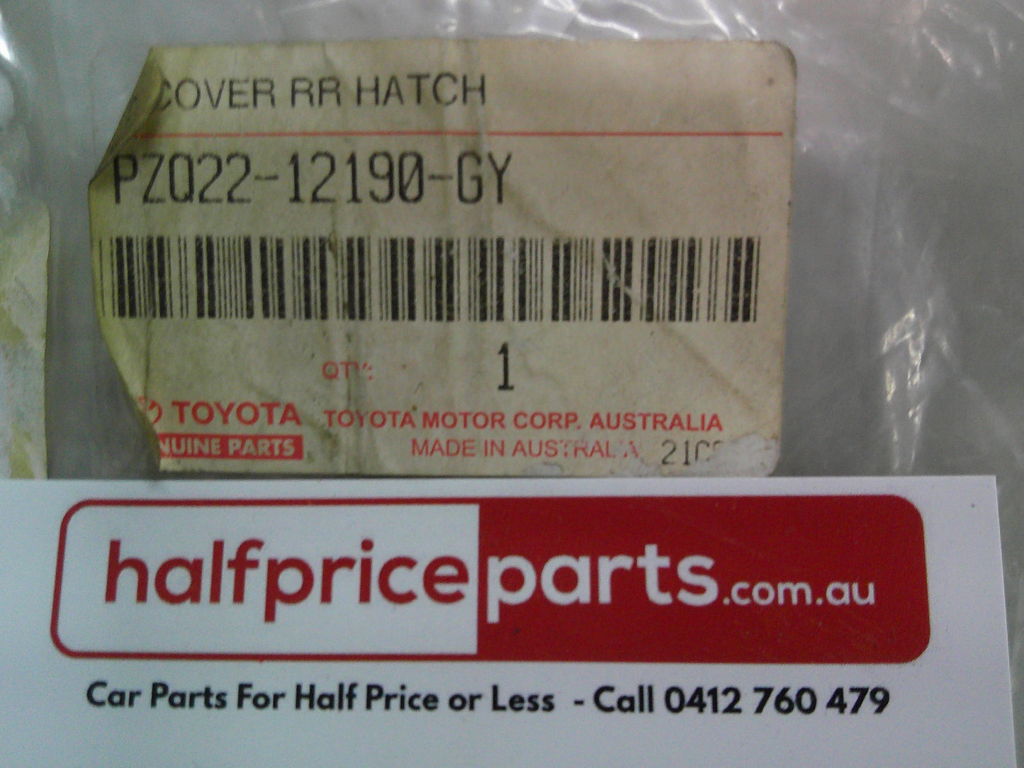 Toyota Corolla Genuine Rear Seat Covers (Black Fabric) New Part