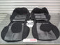 Suede Front Seat Covers Air Bag Compatible Suits Toyota Kluger (Tow Tone) New Part
