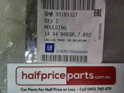 Holden AH Astra Genuine Right Hand Rear Lower Bumper Facia Moulding New Part
