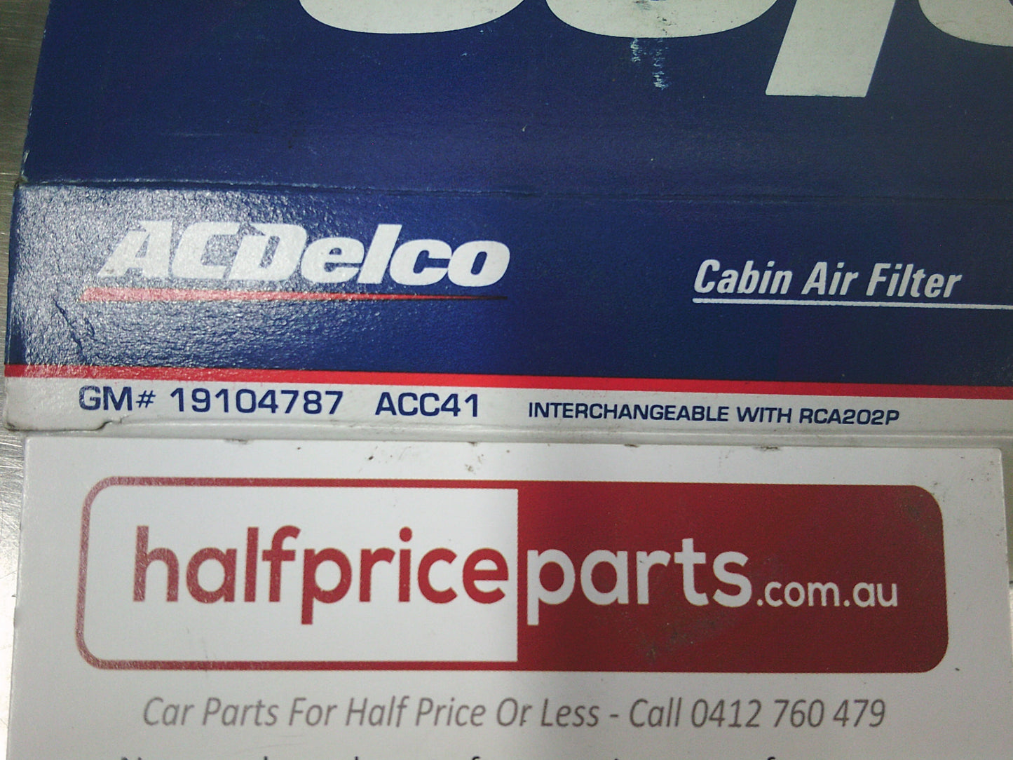 ACDelco Genuine Cabin Air Filter Suits Holden Barina TK - New Part