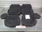 Toyota Corolla Hatch Back Genuine Front Fabric Seat Covers (Grey Fabric) New Part