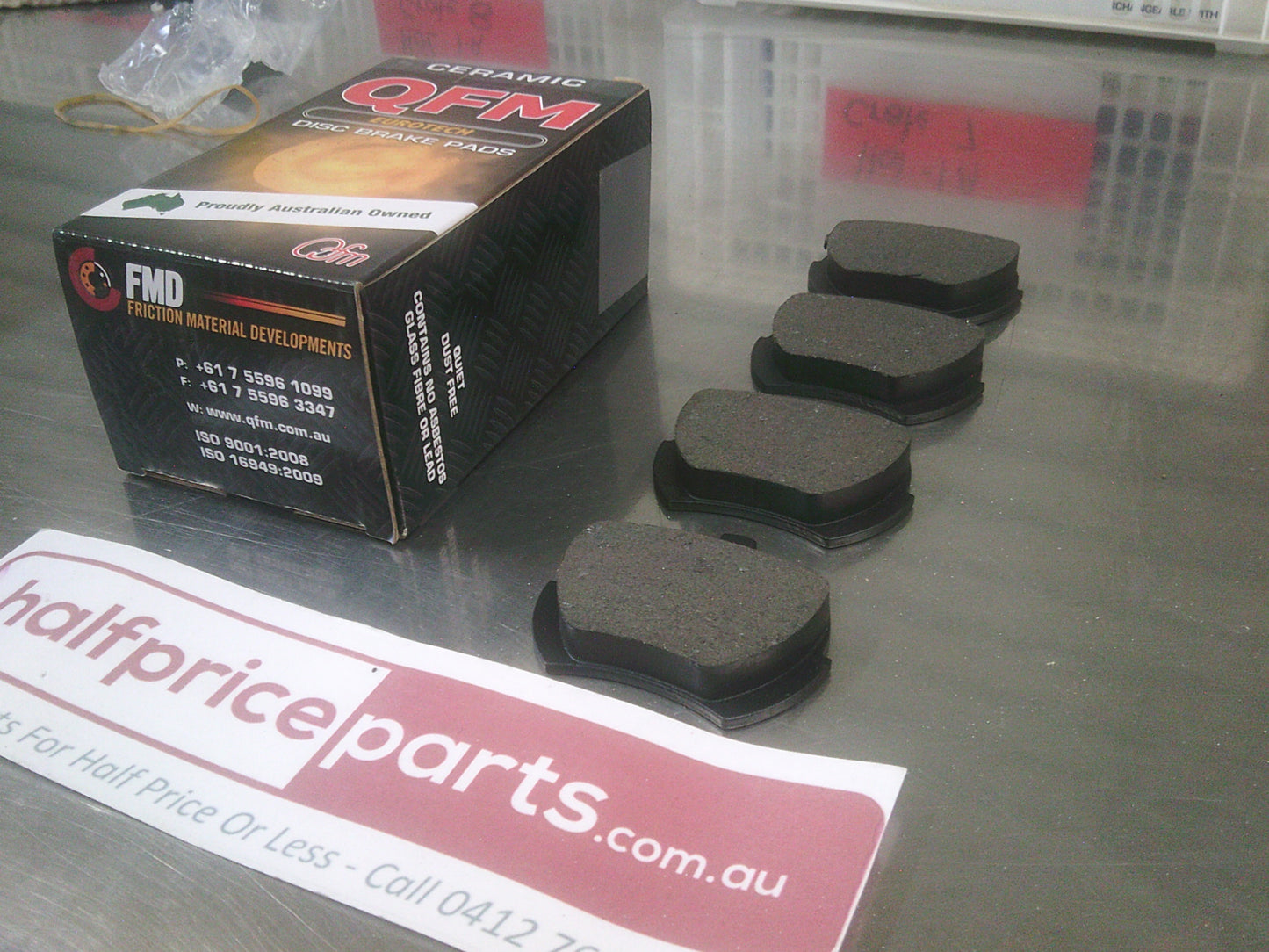 QFM Eurotech Front Brake Pad Set Suits Austin-Healey/Holden/MG/Riley/Rover/Triumph New Part